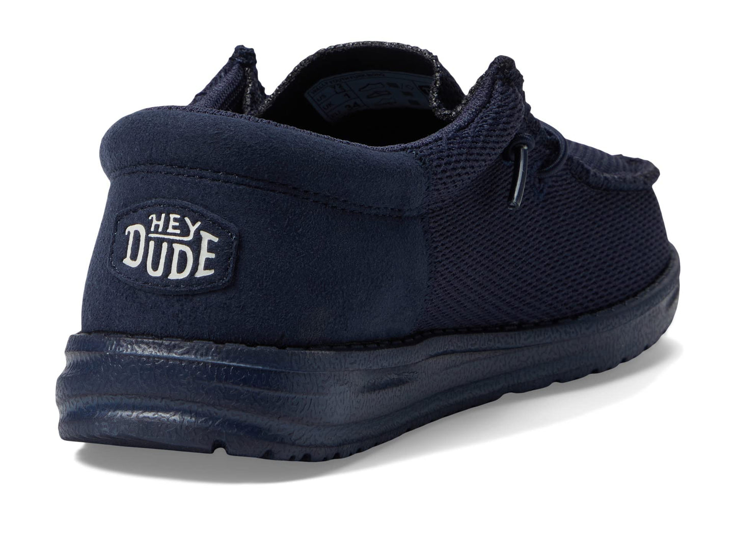 HEYDUDE Boy's Wally Funk Mono Slip-On Casual Shoes (Little Kid/Big Kid) Navy 4 Big Kid M