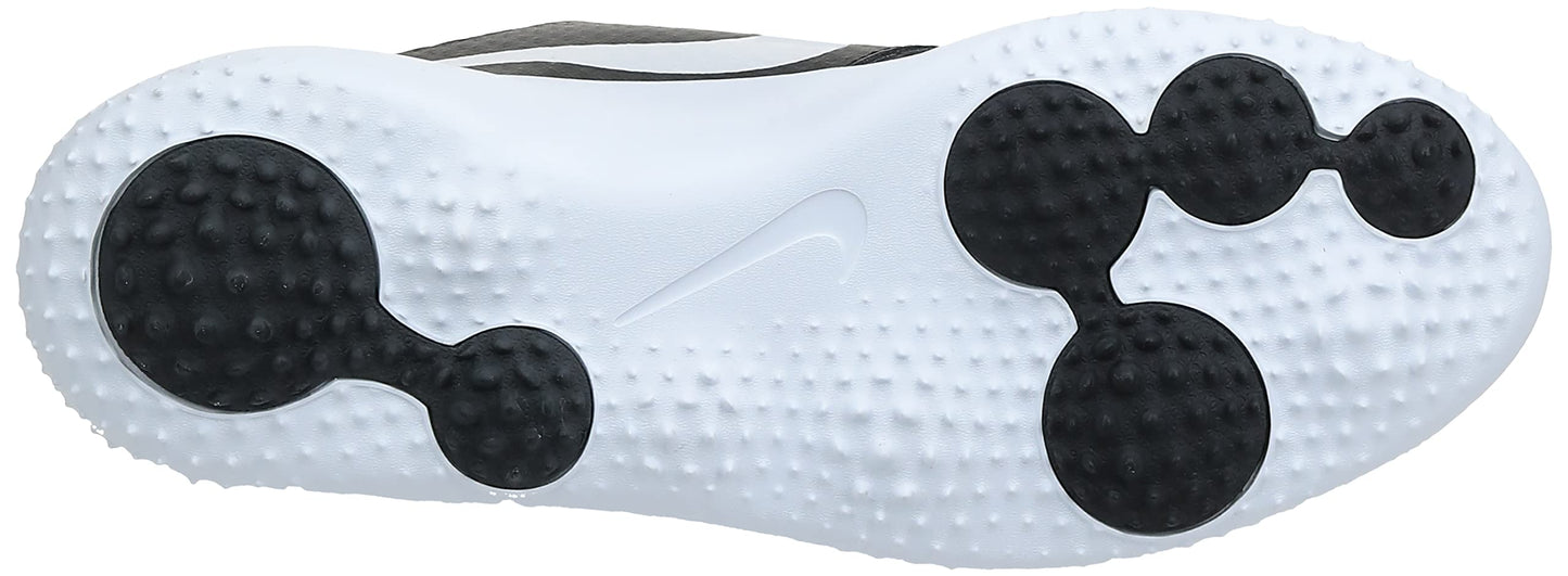 Nike Golf Women's Roshe G Shoes, Black/Metallic White/White, 8