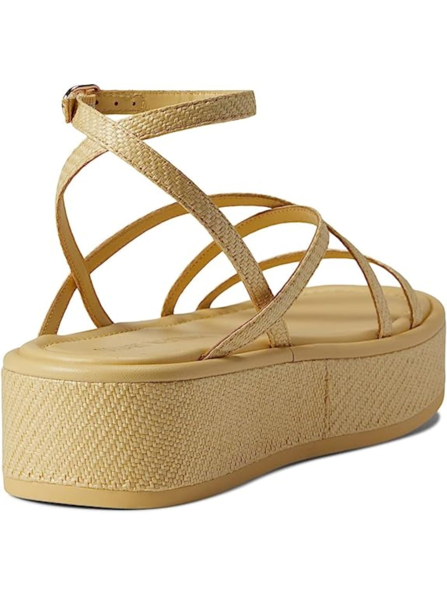 Stuart Weitzman Summerlift Platform Sandal Wheat 8.5 B