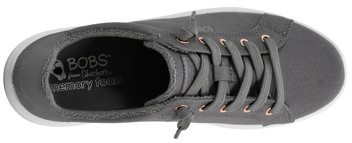 Skechers Women's Bobs D'vine Sneaker, Grey, 8 M