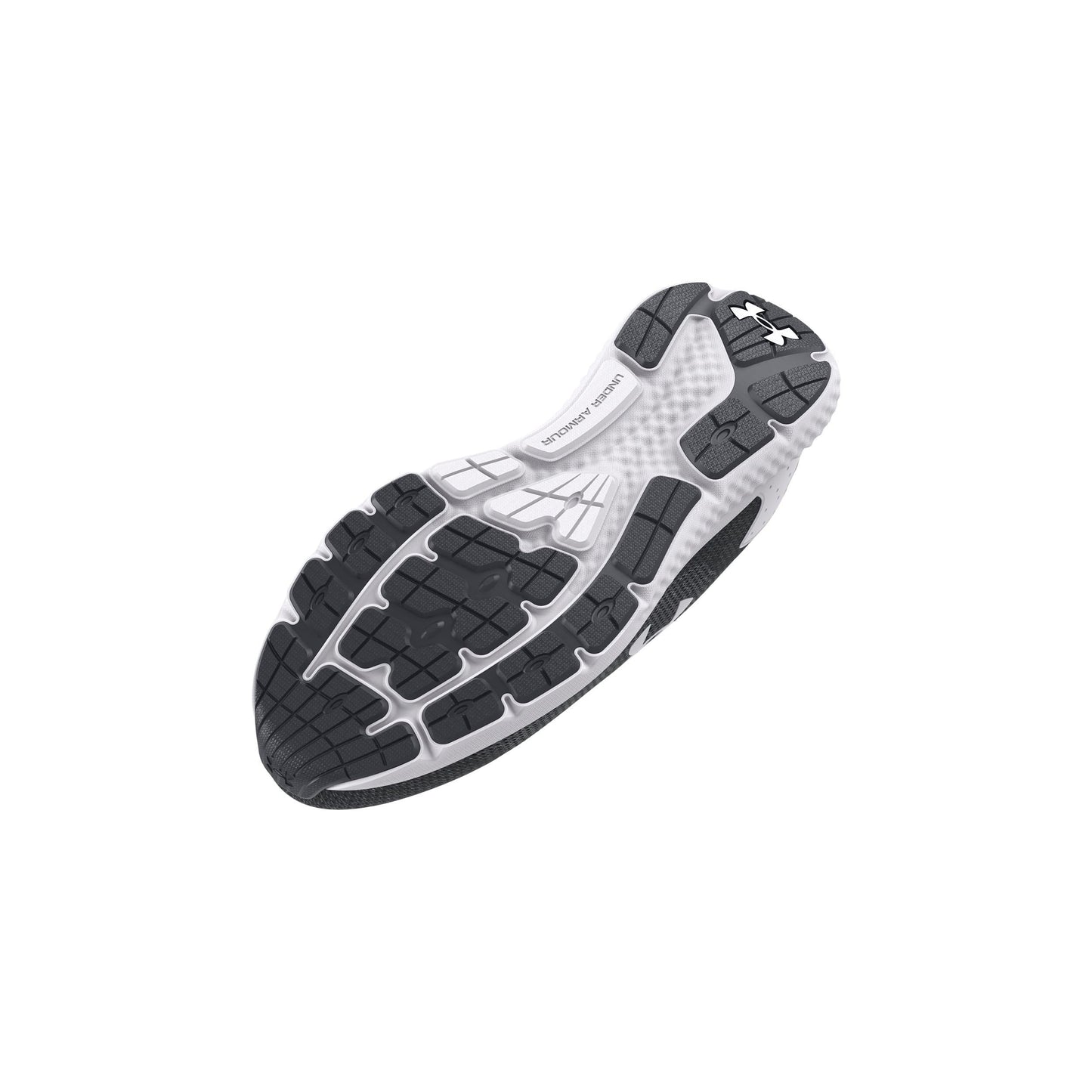 Under Armour Women's Charged Rogue 3 Knit, (001) Black/White/Iridescent, 10, US
