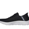Skechers Men's Go Walk Flex Hands Up Hands Free Slip-Ins Sneaker, Black/Grey, 9.5