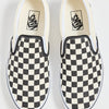 Vans Slip On Unisex Sneakers, Checkerboard Black/Off White, 6.5 US Women/5 US Men