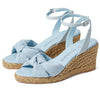 Stuart Weitzman Playa Espadrille Knot Wedge Light/Natural 6 B