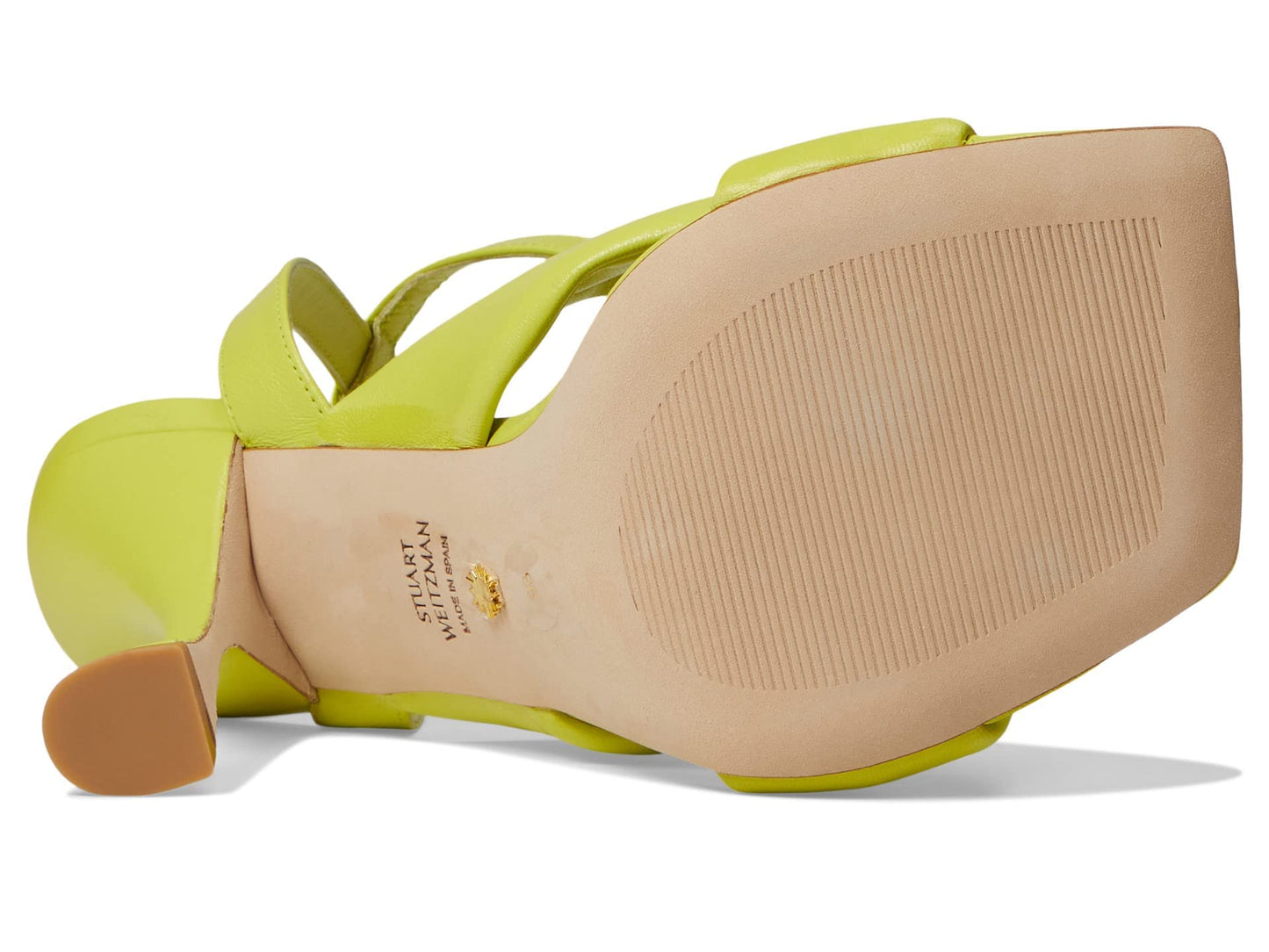Stuart Weitzman Playa Ankle-Strap 100 Knot Sandal Pistachio 7.5 B