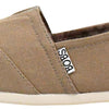 SKECHERS Women's Bobs Plush-Peace & Love Flat, Taupe, 6.5 W US