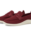 Cole Haan Womens Zerogrand Meritt Stitchlite Loafers, Black Cherry Knit/Ivory, 7 Medium