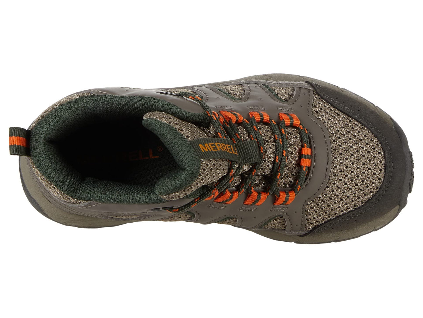 Merrell Unisex Kid's OAKCREEK MID LACE WATERPROOF Backpacking Boot, BOULDER, 2 Medium