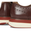 Cole Haan Men's Original Grand Ultra Wing Tip Oxford Deep Mahogany/Red Ochre/Irish Coffee Waterproof 15 Wide
