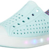 Skechers Girl's Foamies Guzman Flash - Fancy Free Water Shoe, Turquoise/Lavender, 2 Little Kid