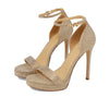 Michael Kors Jordyn Platform Sandal Silver 6 M