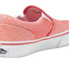 Vans Kids Unisex Classic Slip-On (Little Kid) Glitter Pink 12 Little Kid M