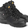 Thorogood American Union 6” Waterproof Steel Toe Work Boots for Men - Premium Leather with Slip-Resistant Outsole and Removable Comfort Footbed; EH Rated, Black - 12 M US