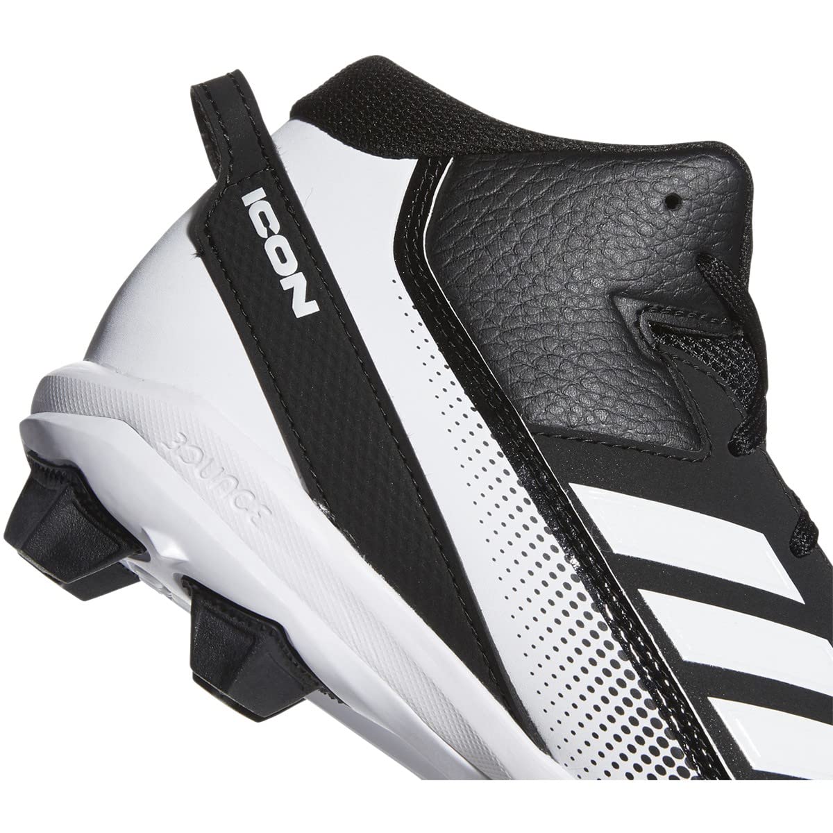 adidas Icon 7 Mid MD K Black/White 4.5