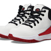 Avenger Work Boots Reaction Mid – Shoes for Men – Nubuck Upper – Breathable Mesh Lining – Round Toe Mid White/Red 9.5 D - Medium