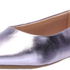 Franco Sarto Womens Vana Slip On Ballet Flat Light Pink Metallic 8.5 W