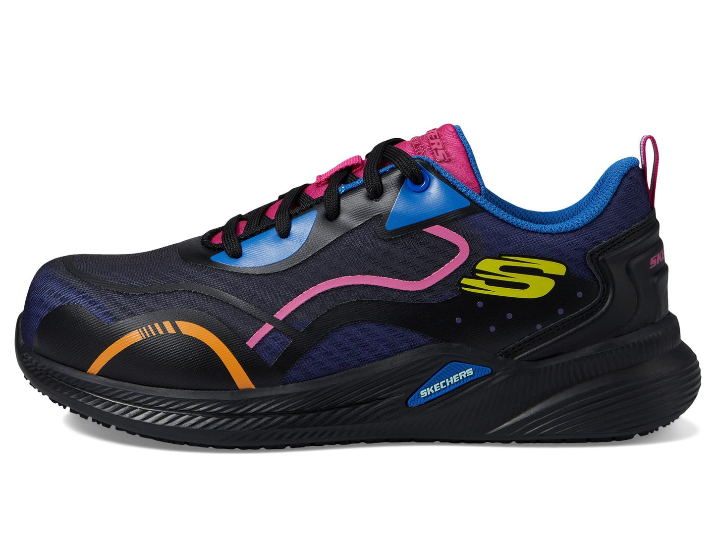Skechers Carbix Comp Toe Black Multi 7 B (M)