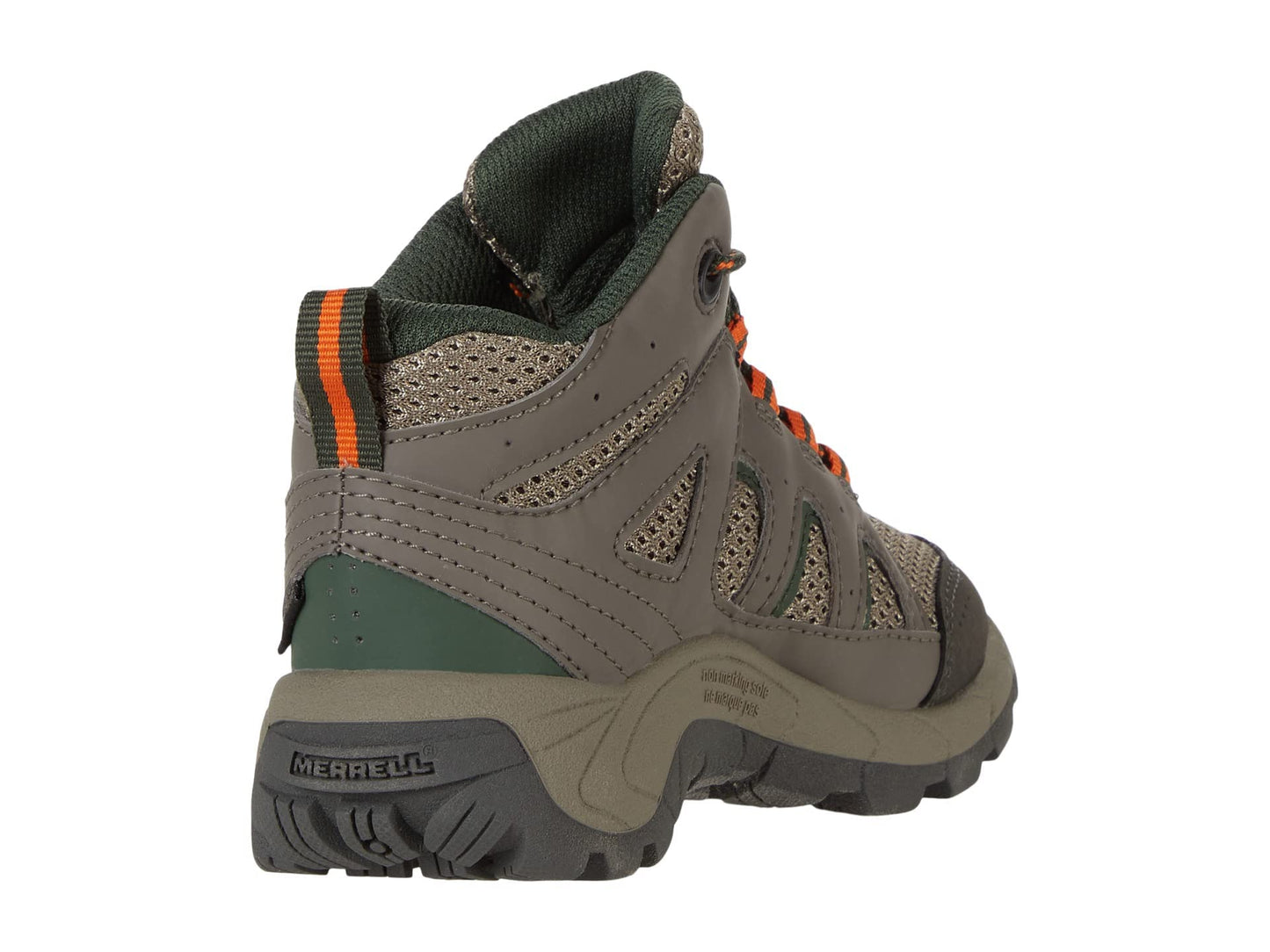 Merrell Unisex Kid's OAKCREEK MID LACE WATERPROOF Backpacking Boot, BOULDER, 2 Medium