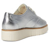 Cole Haan Womens Grand City Platform Oxford, Silver Talca/Ivory, 6 Medium