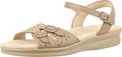 SAS Duo Strap Sandals for Women Sandals Natural 8.5 WW - Double Wide (D)