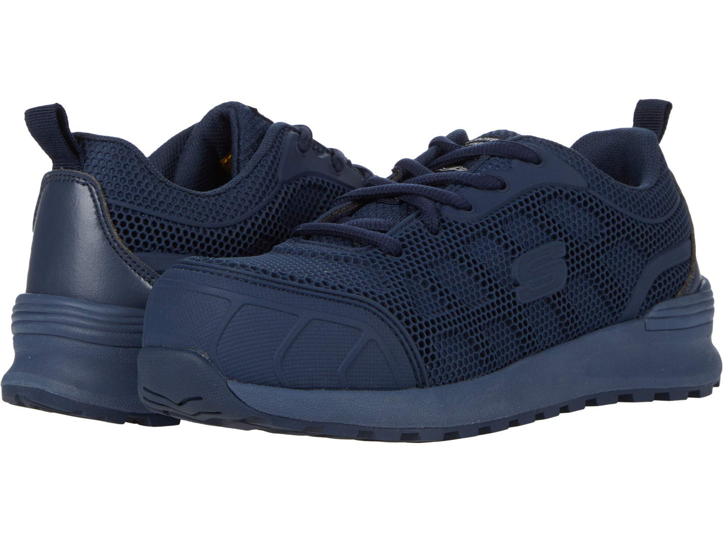Skechers Bulklin - Ayak Comp Toe Navy 9.5 B (M)