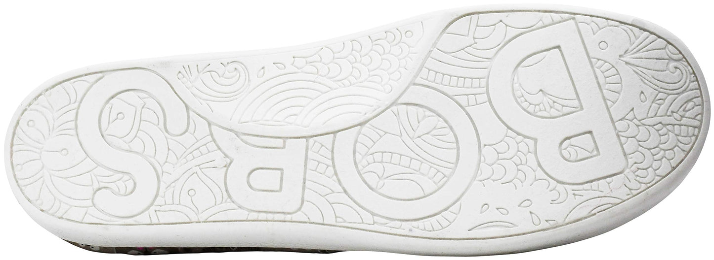 Skechers BOBS Women's Beach Bingo-Kitty Pack Sneaker, Taupe/Multi, 6 M US