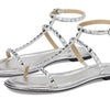 Michael Kors Celia Flat Sandal Silver 9 M