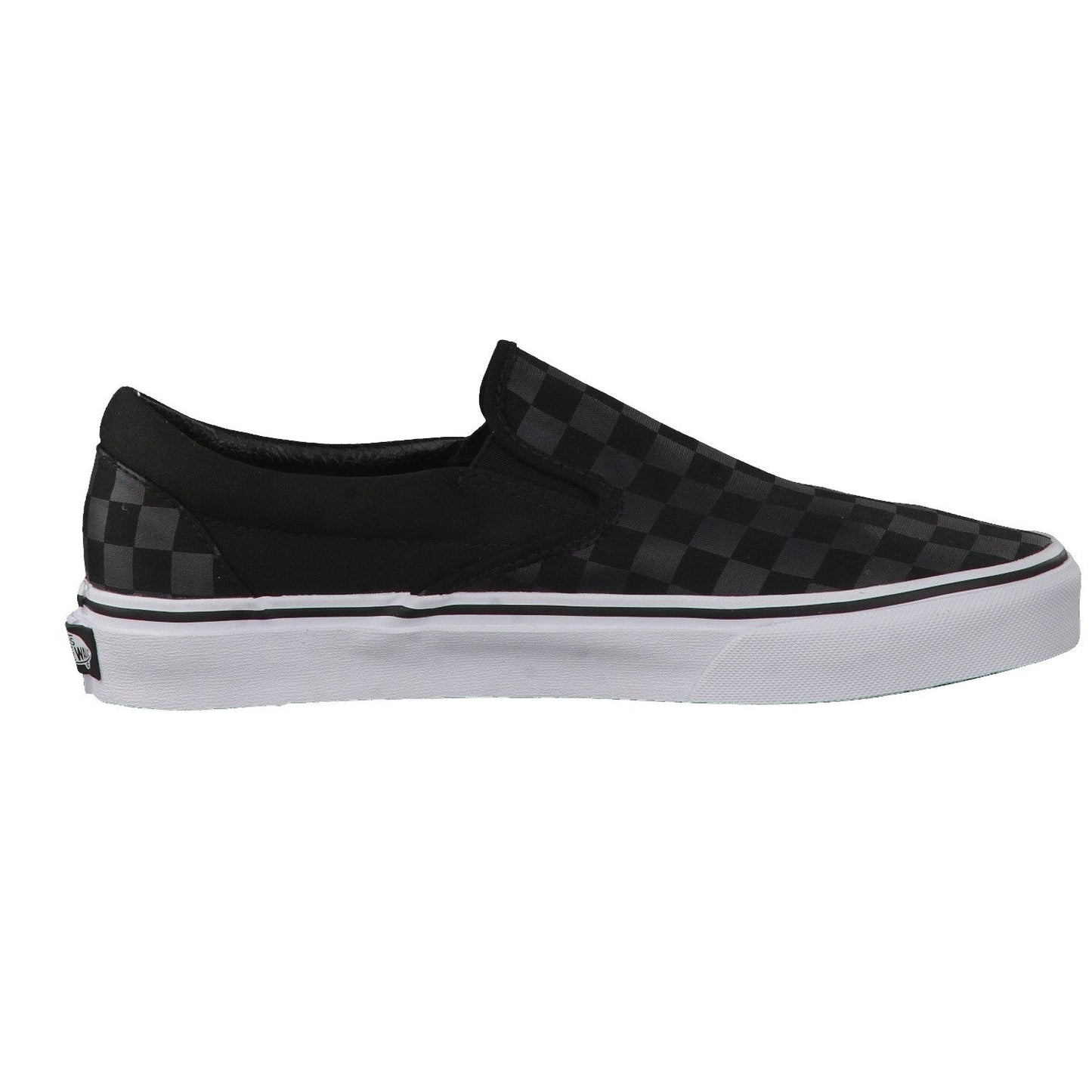 Vans Classic, Unisex-Adults' Slip-On Shoes, Black/Checkerboard, 9.5 UK