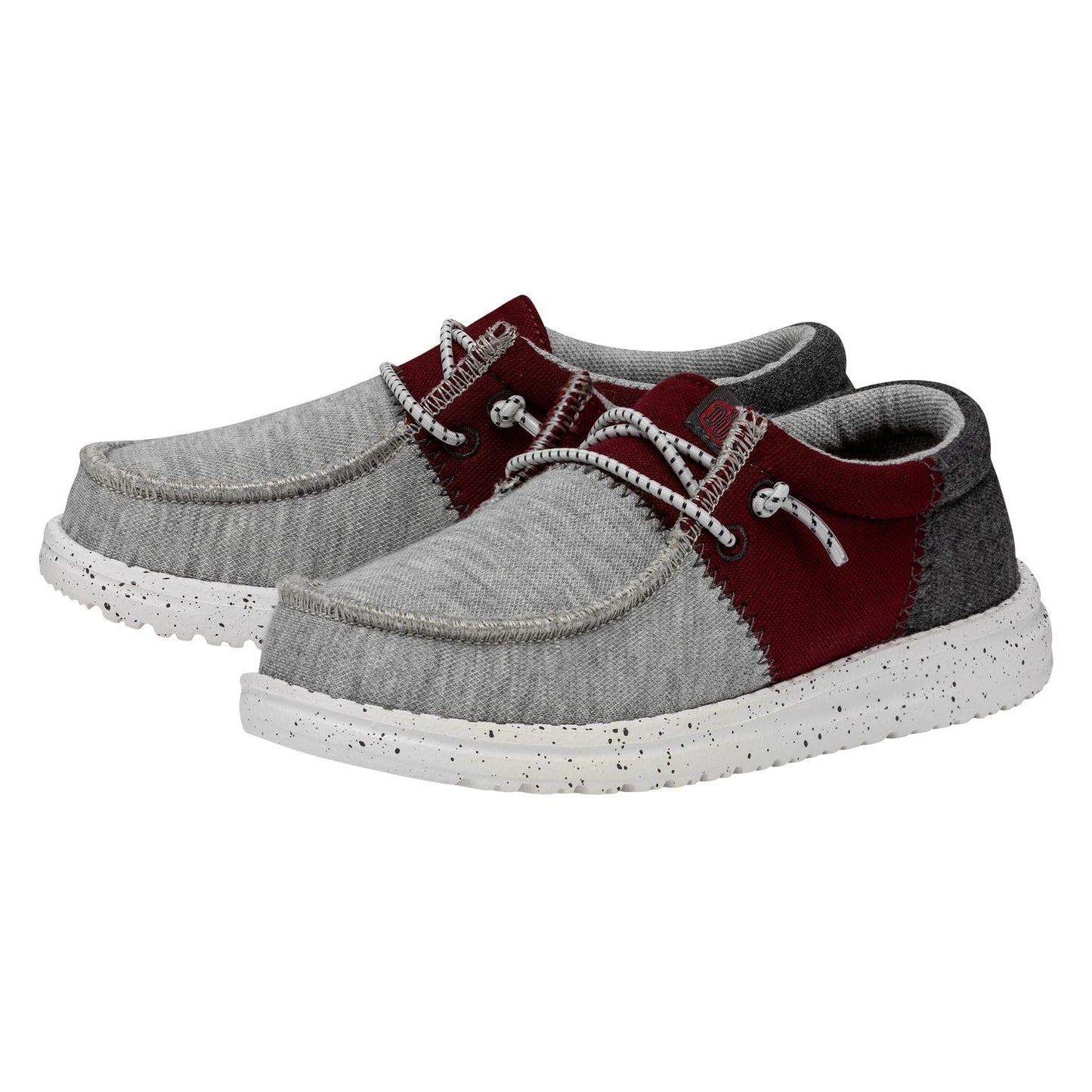 HEYDUDE Mens Wally Tri-Varsity (Toddler) Crimson