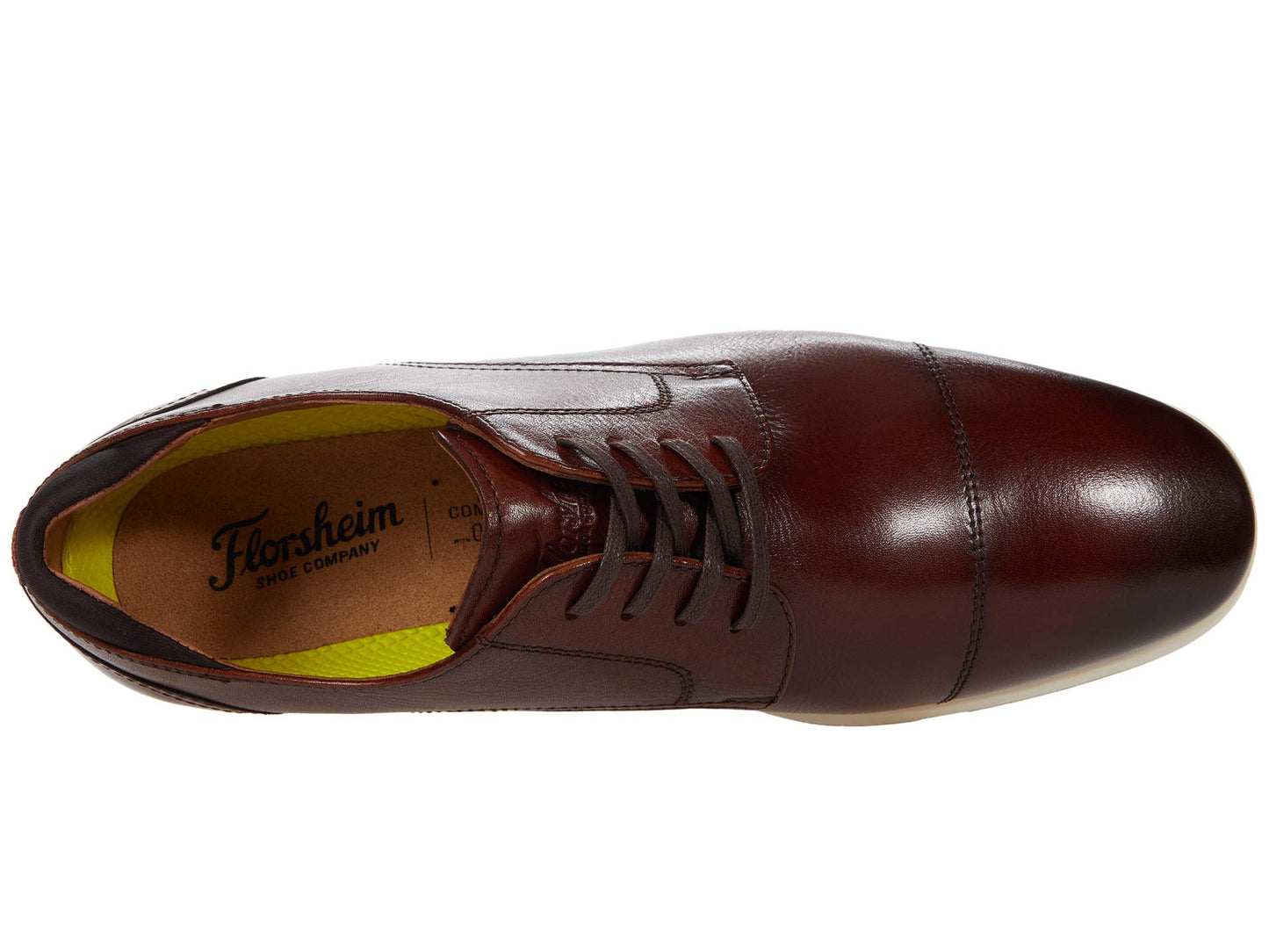 Florsheim Transit Cap Toe Oxford Cognac 9 M (D)
