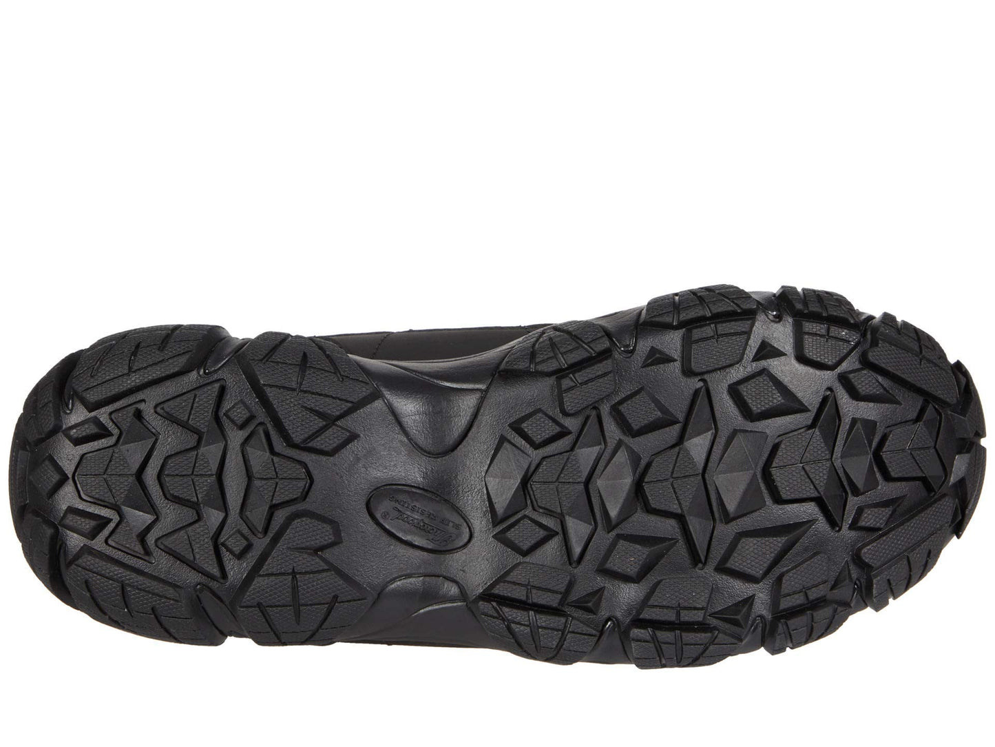 Thorogood Crosstrex Mid Waterproof Hiking Boots for Men - Lightweight Black Leather and Mesh with Toe, Comfort Insole, and Athletic Traction Outsole, Black/Grey - 9 M