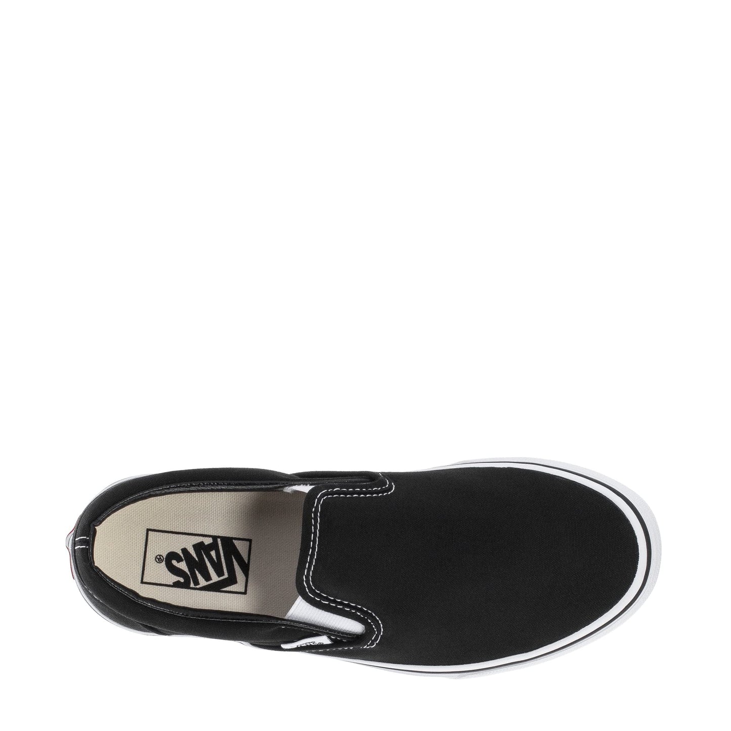 Vans Classic Slip On Black White Mens US 9.5