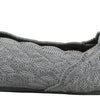 Skechers Women's Cleo-Honeycomb Ballet Flats, Light Grey, 9.5