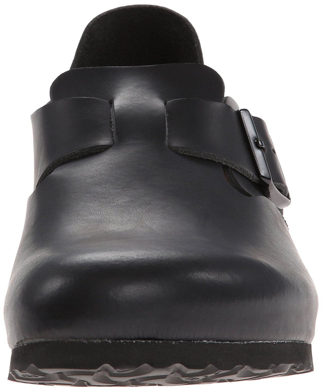 Birkenstock Unisex London SFB Leather Mule,Hunter Black,45 EU/M12 M US