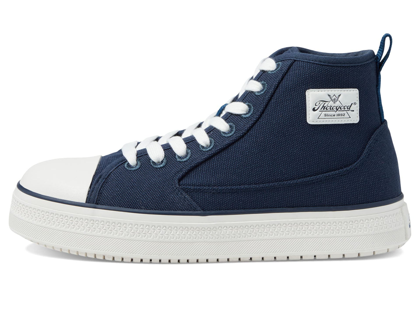 Thorogood Mid-Height Warehouse Won Work Shoes for Men  Navy, Size 5, M