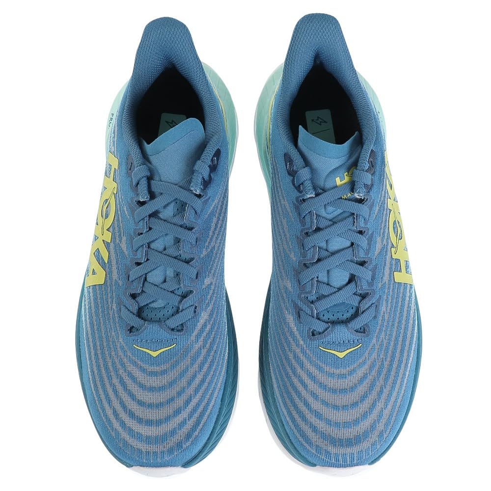 Hoka one one Men's Mach 5 Running Shoes (BLUESTEEL/Sunlit Ocean, US Footwear Size System, Adult, Men, Numeric, Medium, 9)