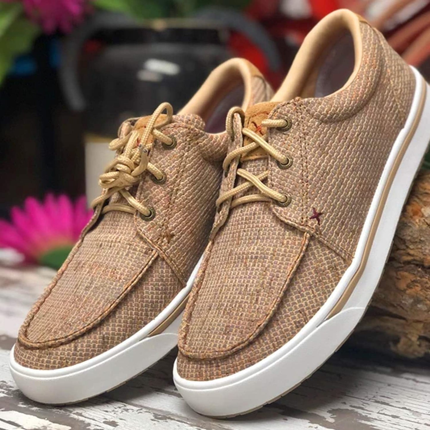 Twisted X Men's Kicks Casual Shoes Moc Toe Tan 11.5 D