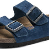 Birkenstock Women's Arizona SFB Suede Moroccan Blue 38 N