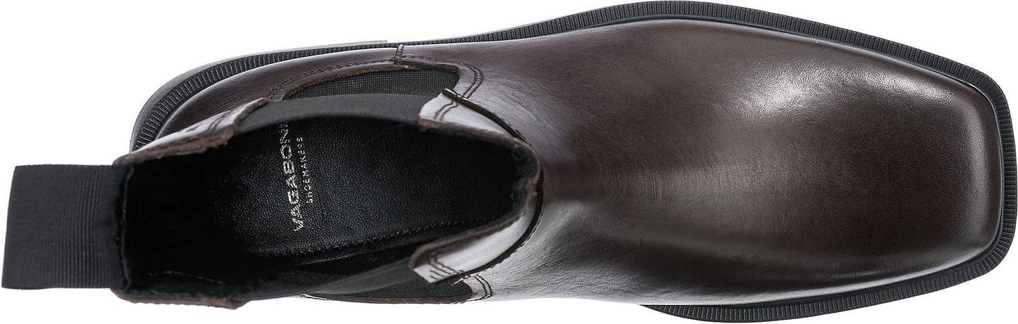 Vagabond Shoemakers Jillian Leather Chelsea Bootie Java EU 41 (US Women's 11) M