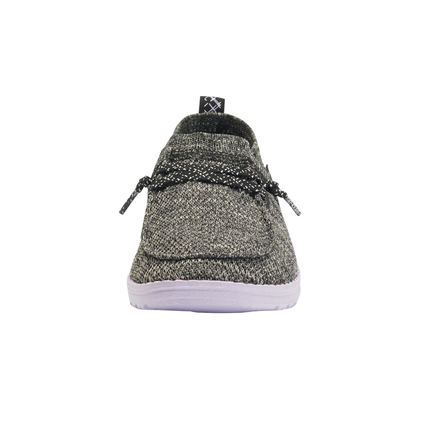 Hey Dude Women's Wendy Halo Black Lilac Size 10 | Women’s Shoes | Women’s Lace Up Loafers | Comfortable & Light-Weight