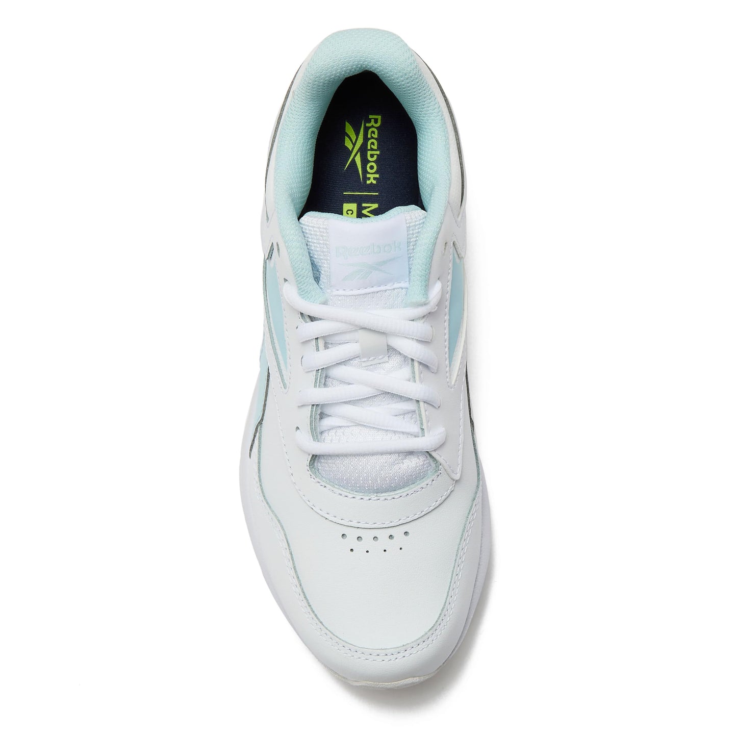 Reebok Walk Ultra 7 DMX Max Walking Womens Shoes, Athletic Black or White Sneakers for Women, Size 5 to 12 Womens Tennis Shoes, White/Glass Blue/Collegiate Royal, 9.5