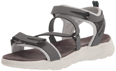 Propet Women's TravelActiv XC Walking Sandals, Dark Grey, 11 Narrow US