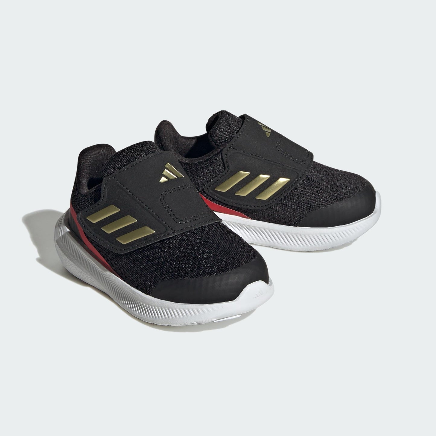 adidas RunFalcon 3.0 AC (Toddler) Core Black/Gold Metallic/Better Scarlet 5 Toddler M