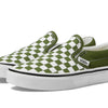 Vans Men's Kid Classic Slip-On (Little Kid), Color Theory Checkerboard Pesto, 11 Medium
