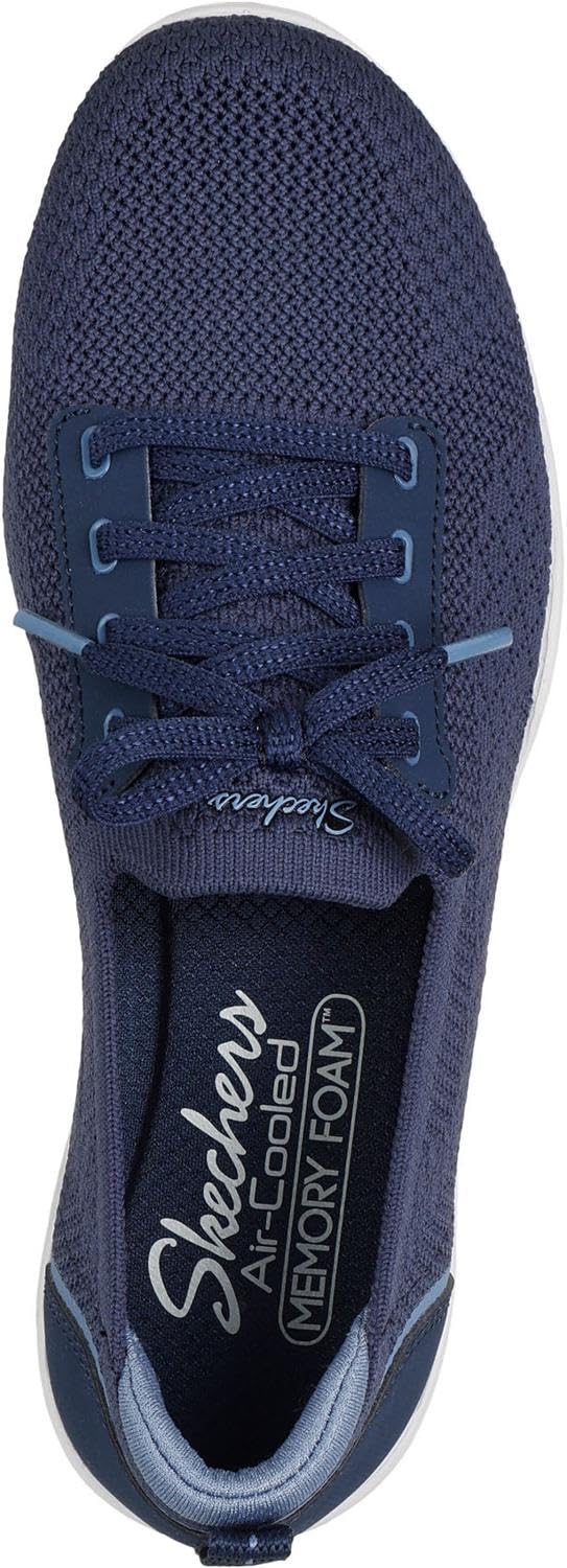 Skechers - Womens Newbury St - Comfystride Sneakers, Color Navy, Size: 8 M US
