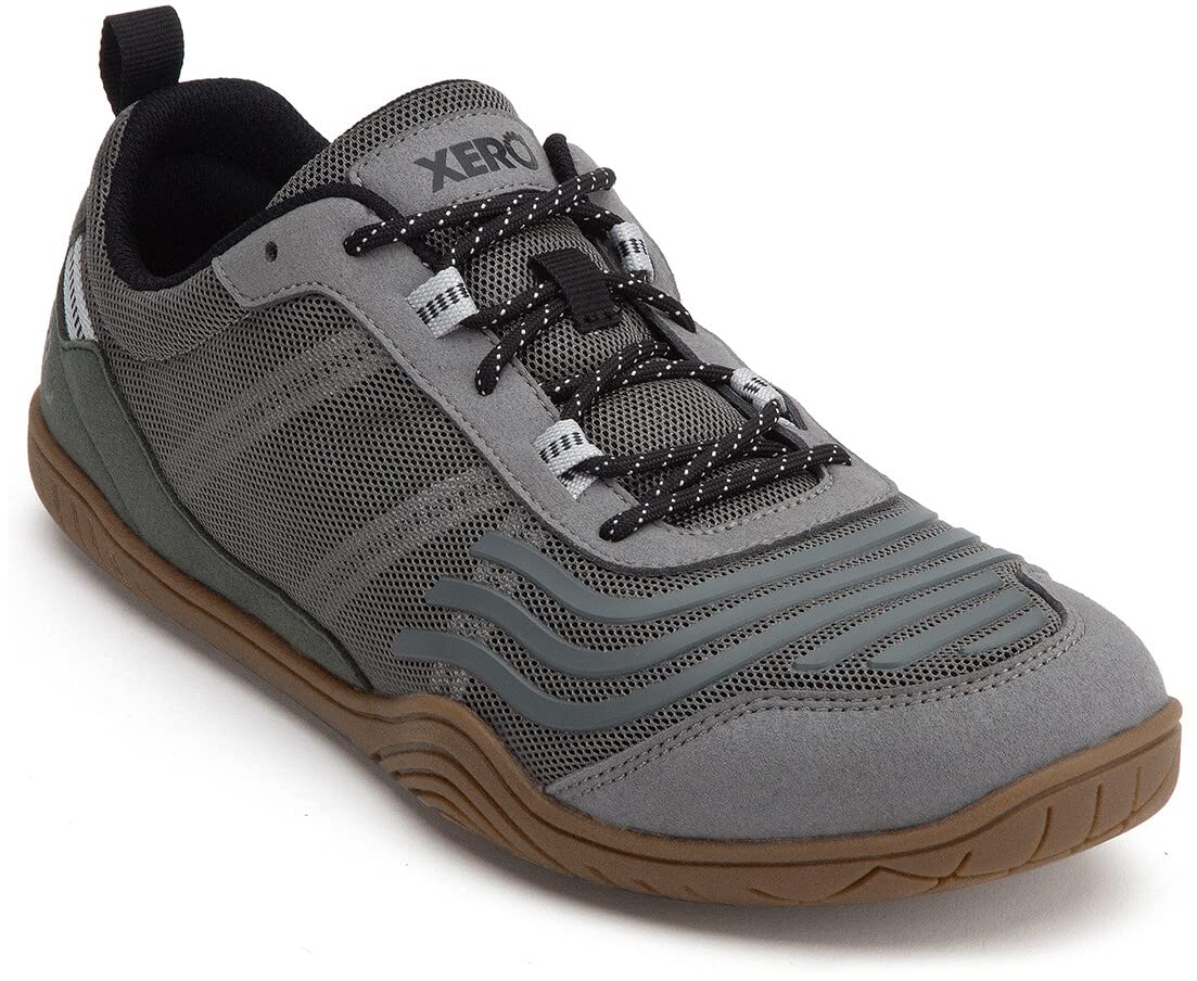 Xero Shoes Men’s 360 Barefoot Training Shoes, Steel Gray/Thyme, 8