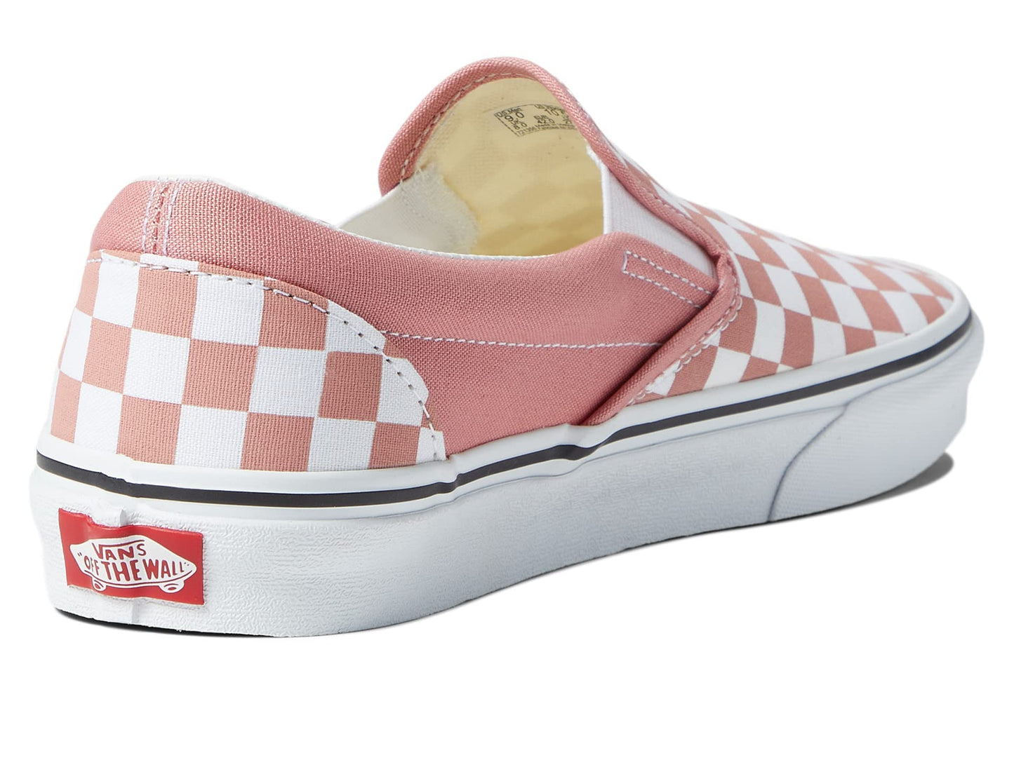 Vans Classic Slip-On™ (Checkerboard) Rosette/True White Men's 3.5, Women's 5 Medium