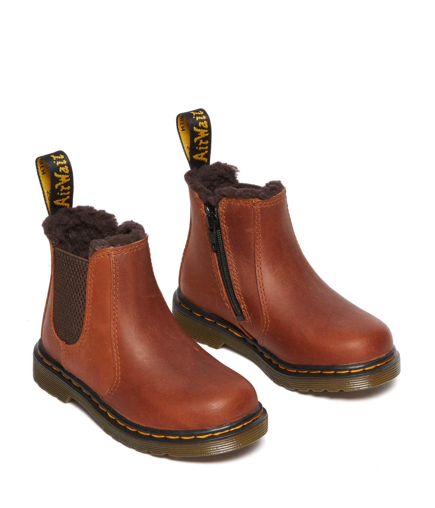 Dr. Martens 2976 Leonore (Toddler) Light Brown 9 UK (US 10 Toddler) M