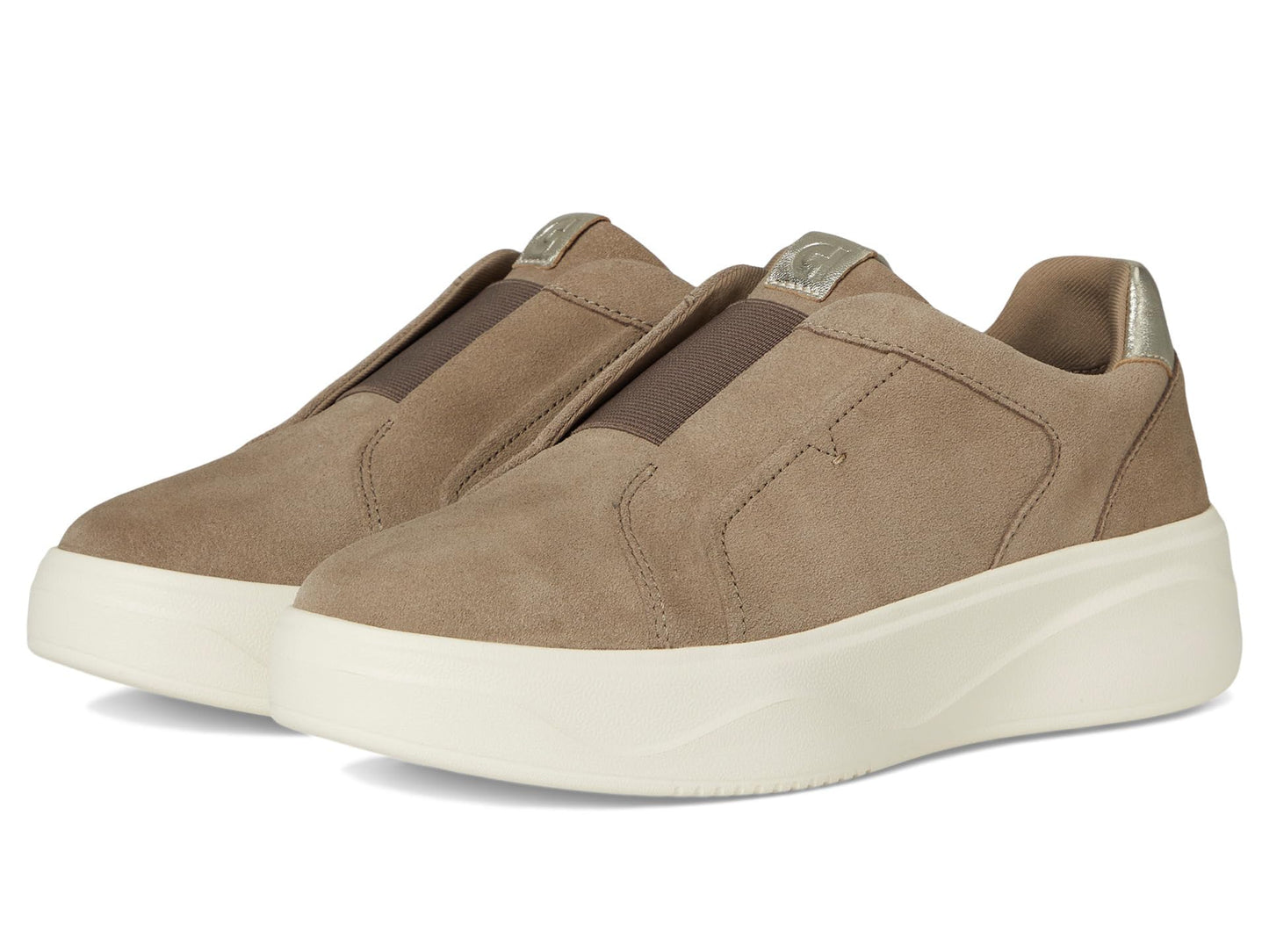 Cole Haan Womens Grandpro Demi Slip-On Sneakers, Irish Coffee Suede/Ivory, 8.5 Wide