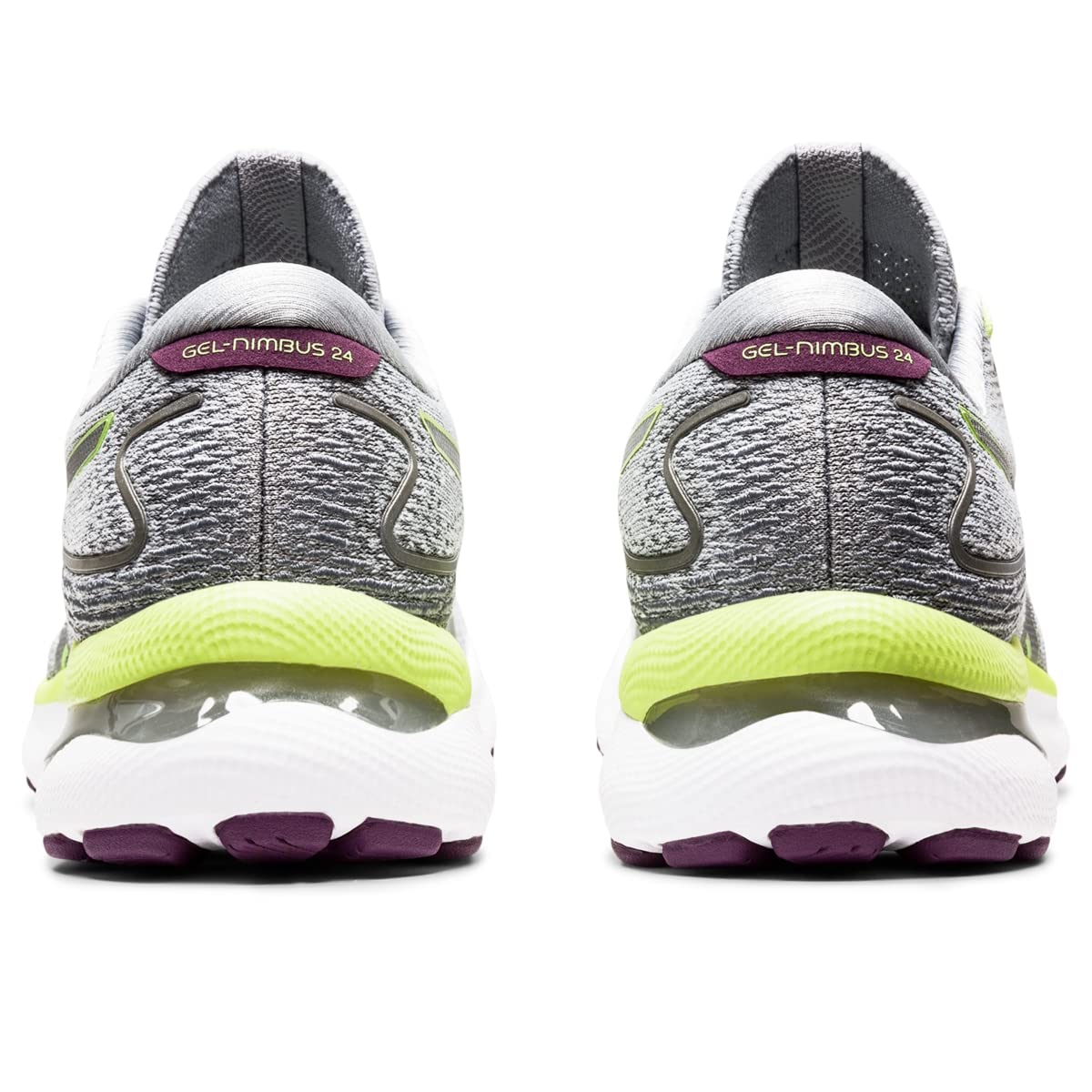 ASICS Gel-Nimbus® 24 Piedmont Grey/Lime Green 6.5 B (M)